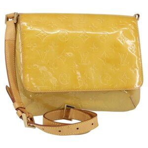 LOUIS VUITTON Monogram Vernis Thompson Street Bag Beige